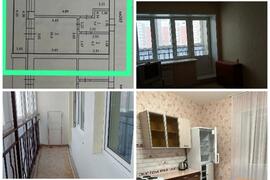 Квартира, 1 комната, 36.1 м²