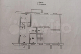 2-к. квартира, 51,1 м², 4/5 эт.