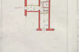 2-к. квартира, 45,4 м², 1/3 эт.