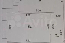 2-к. квартира, 52 м², 8/9 эт.