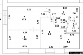 3-к. квартира, 55 м², 5/5 эт.