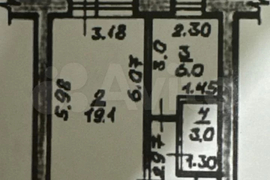 1-к. квартира, 32,2 м², 7/9 эт.