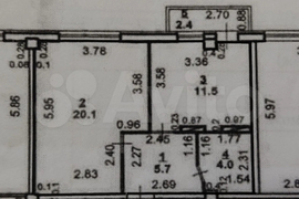 1-к. квартира, 41,3 м², 7/9 эт.