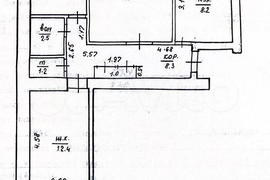 3-к. квартира, 58 м², 9/9 эт.