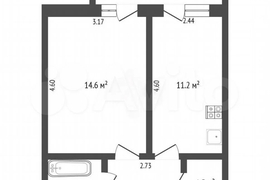1-к. квартира, 37,5 м², 4/9 эт.