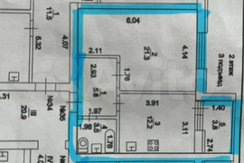 1-к. квартира, 42,8 м², 2/5 эт.