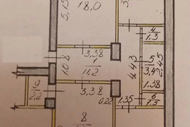 3-к. квартира, 83 м², 3/3 эт.