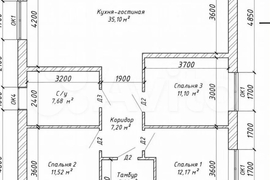 Дом 119 м² на участке 10 сот.