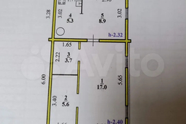 Дом 50 м² на участке 4 сот.