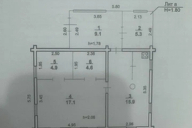 Дом 42,5 м² на участке 5,4 сот.