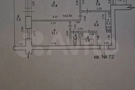 2-к. квартира, 58,9 м², 4/5 эт.
