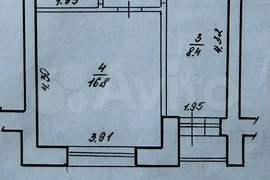 1-к. квартира, 33,9 м², 8/9 эт.