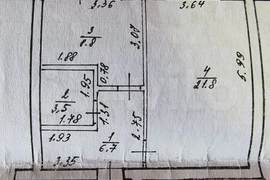1-к. квартира, 41 м², 4/5 эт.