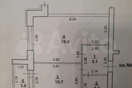 1-к. квартира, 40 м², 3/9 эт.