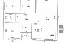 Дом 124 м² на участке 8 сот.