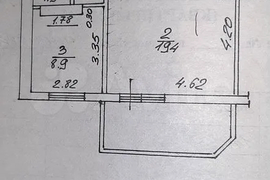 1-к. квартира, 38,7 м², 4/5 эт.
