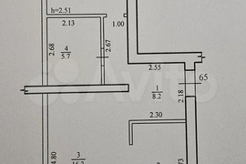 2-к. квартира, 49,5 м², 2/5 эт.