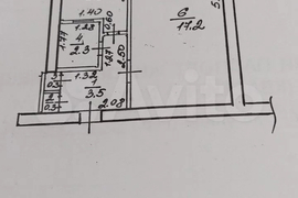 1-к. квартира, 29,1 м², 1/5 эт.