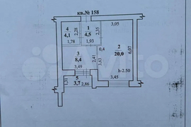 1-к. квартира, 36 м², 11/12 эт.