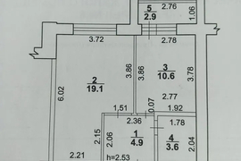 1-к. квартира, 38,2 м², 3/9 эт.