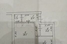 1-к. квартира, 32,2 м², 4/5 эт.