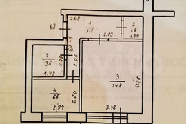 1-к. квартира, 32,5 м², 4/5 эт.