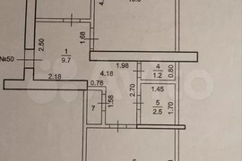 2-к. квартира, 51,1 м², 3/5 эт.