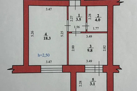 1-к. квартира, 38,7 м², 3/9 эт.