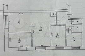 4-к. квартира, 60,2 м², 2/5 эт.
