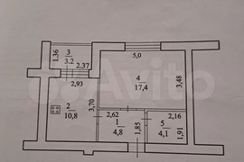 1-к. квартира, 38,7 м², 4/10 эт.