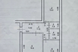 2-к. квартира, 61,7 м², 6/6 эт.