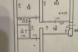2-к. квартира, 47,9 м², 5/5 эт.