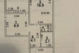 2-к. квартира, 59,9 м², 9/11 эт.