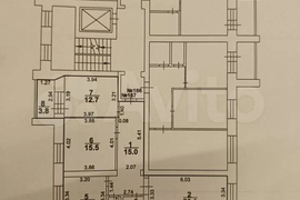 3-к. квартира, 78,5 м², 6/9 эт.