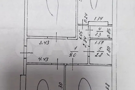 3-к. квартира, 73,3 м², 2/5 эт.