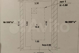 Гараж, 19 м²