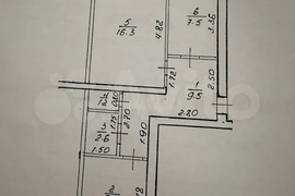 2-к. квартира, 46 м², 2/5 эт.