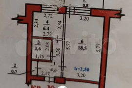 1-к. квартира, 34 м², 4/5 эт.