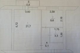 1-к кв. Башкортостан, Ишимбай ул. Чкалова, 26 (35.4 м²)