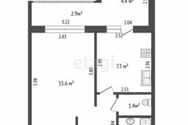 Продается 1-комн. квартира, 33 м²
Расположение
