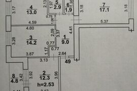 3-к кв. Башкортостан, Стерлитамак Волочаевская ул., 22Б (70.4 м²)
